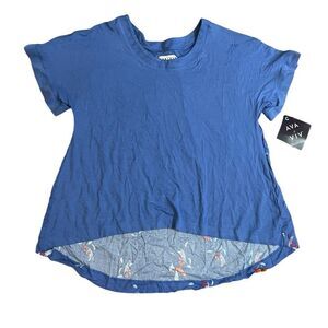 Ava & Viv Women flared Short Sleeve Top. X